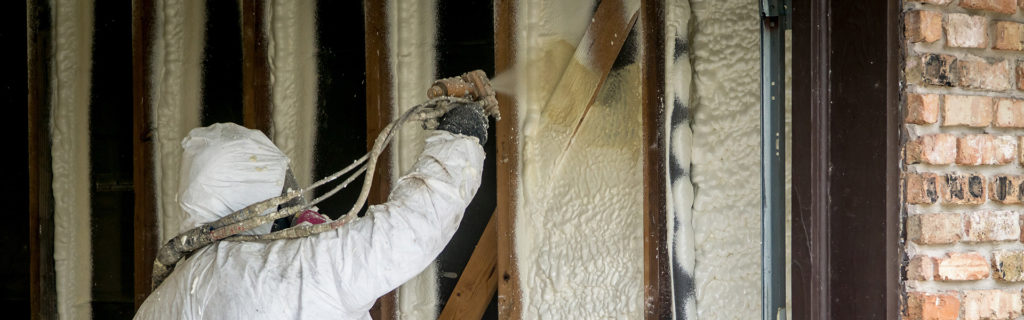 Insulation Contractors working on a home